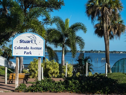 waterfront park in stuart florida